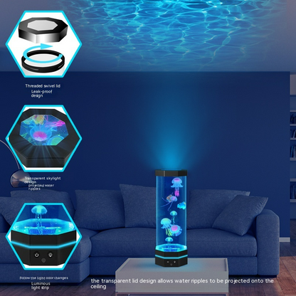 Jellyfish lava Lamp — Ocean Glow in Motion