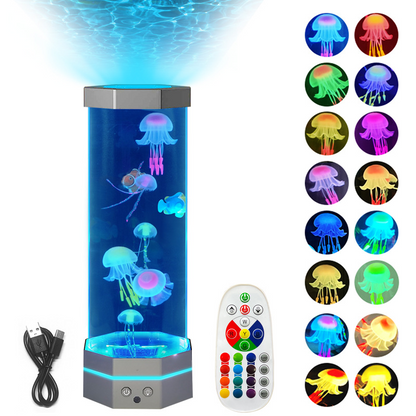 Jellyfish lava Lamp — Ocean Glow in Motion