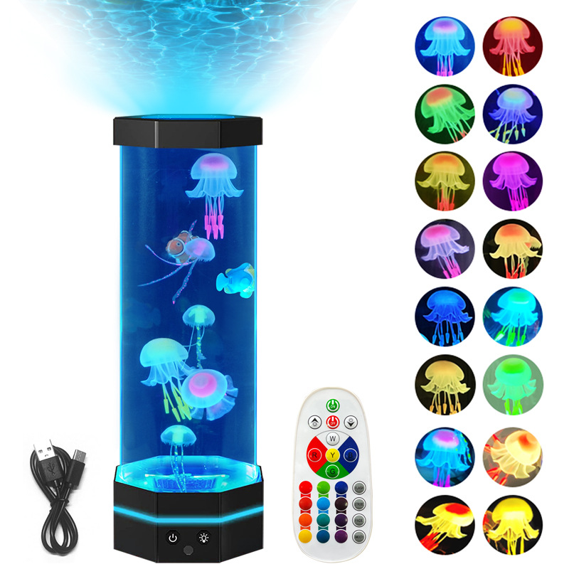 Jellyfish lava Lamp — Ocean Glow in Motion