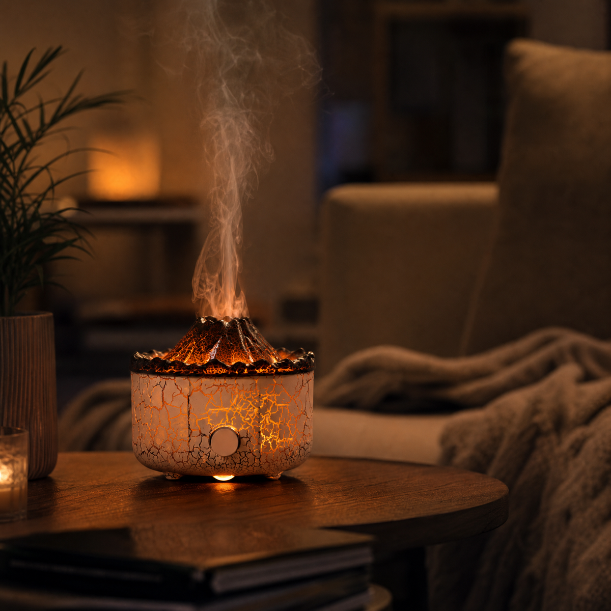 Volcano Flame Humidifier & Aroma Diffuser