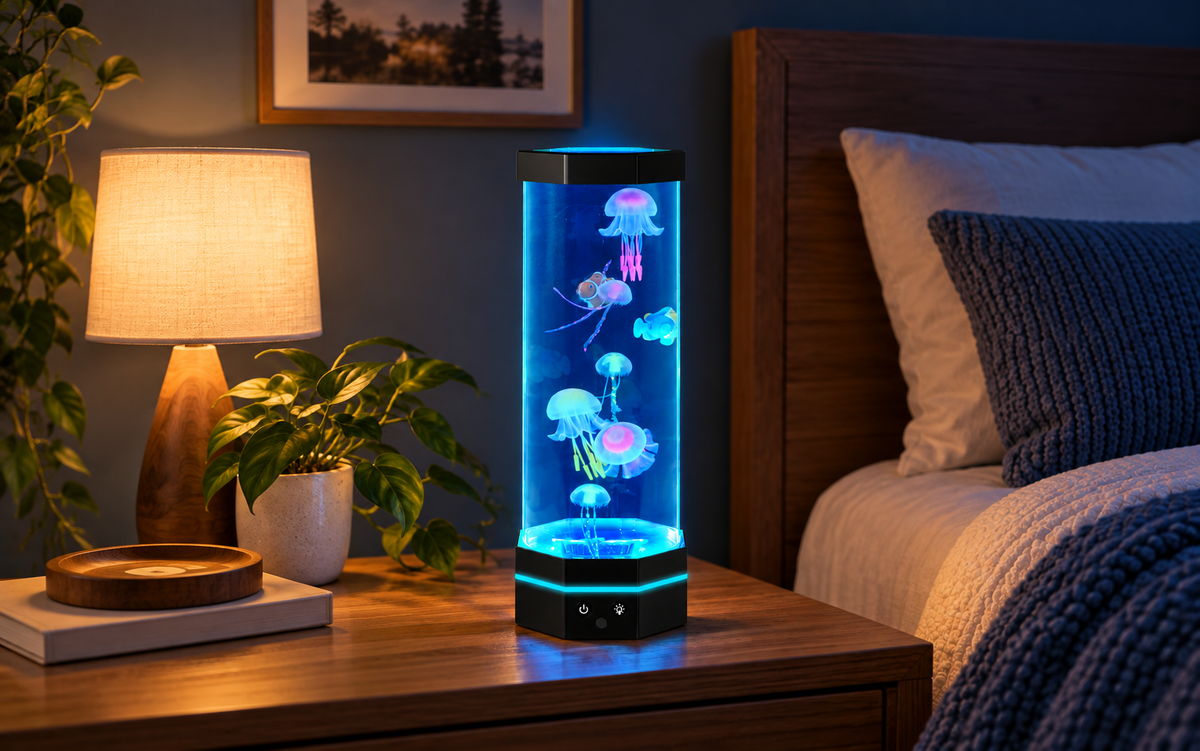 Jellyfish lava Lamp — Ocean Glow in Motion
